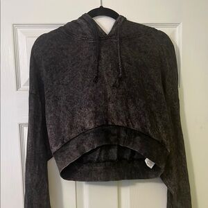 Women's Deep Purple Cropped Hoodie